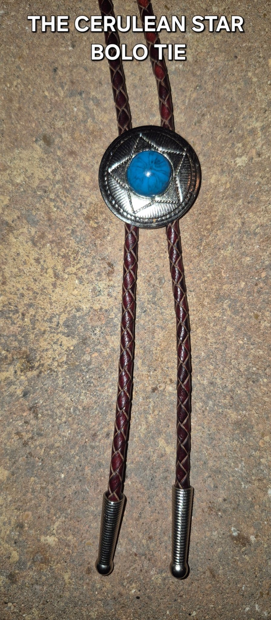 THE CERULEAN STAR BOLO TIE - MIKE'S CUSTOM BOLOS