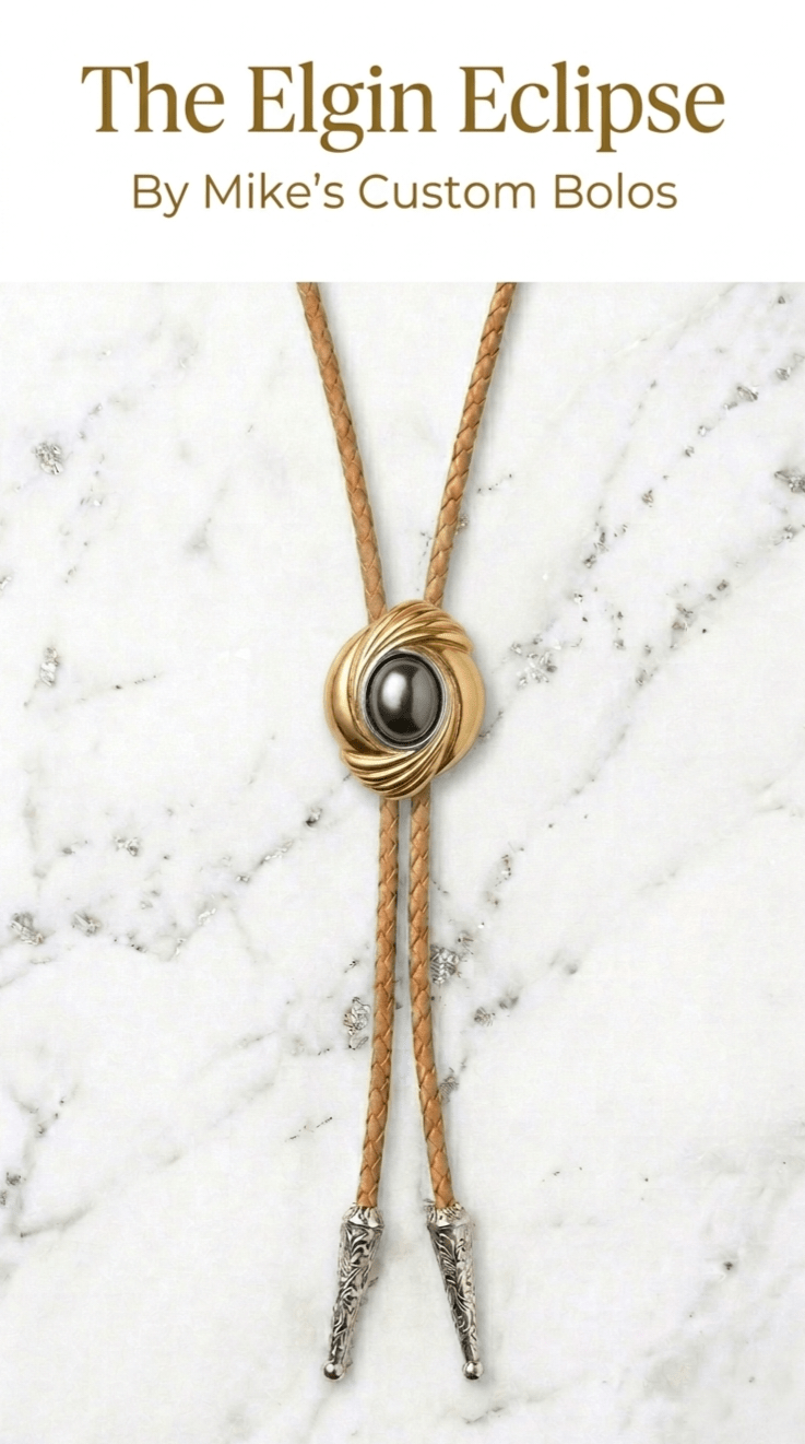 The Elgin Eclipse Bolo Tie ~ Elevate your style - MIKE'S CUSTOM BOLOS