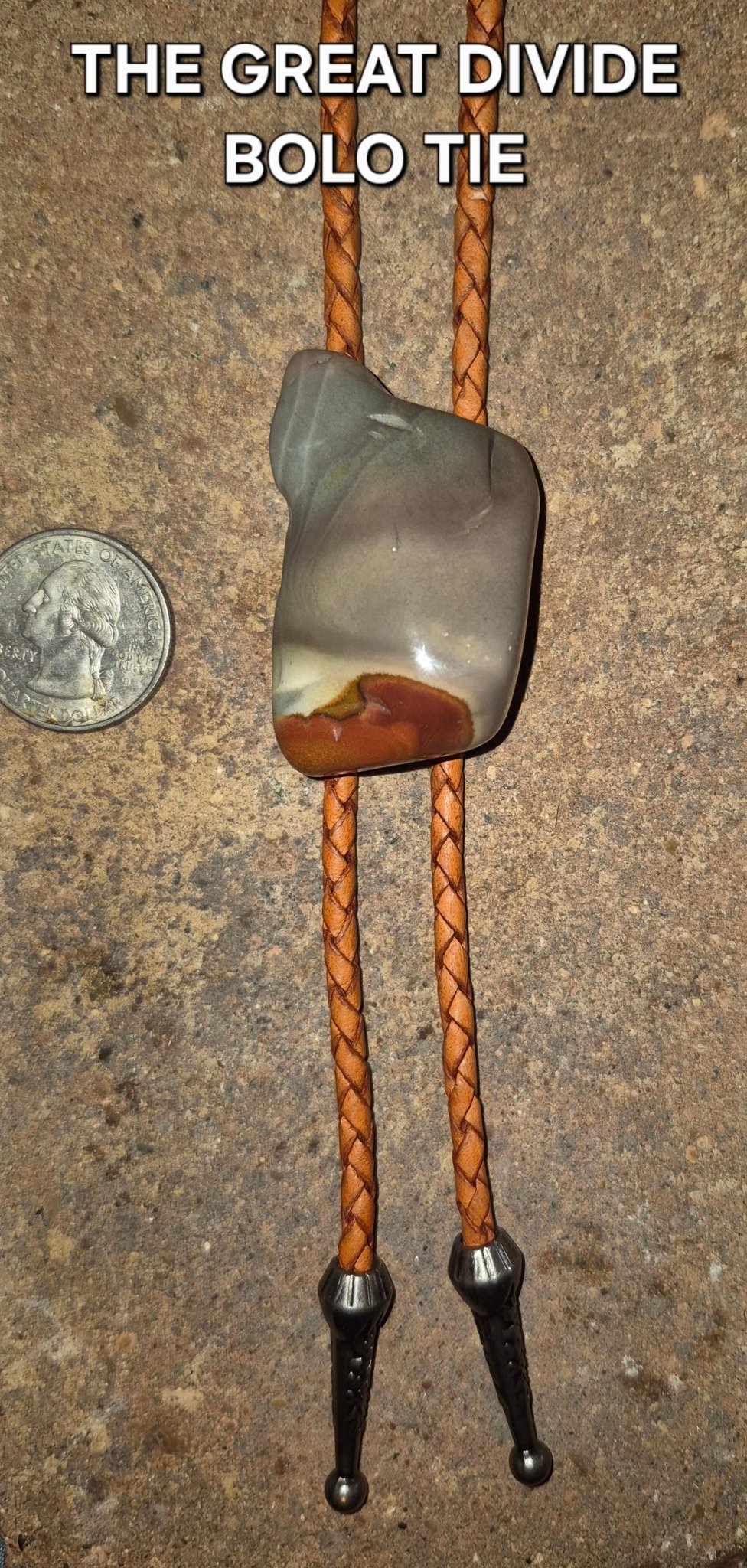 THE GREAT DIVIDE BOLO TIE - MIKE'S CUSTOM BOLOS