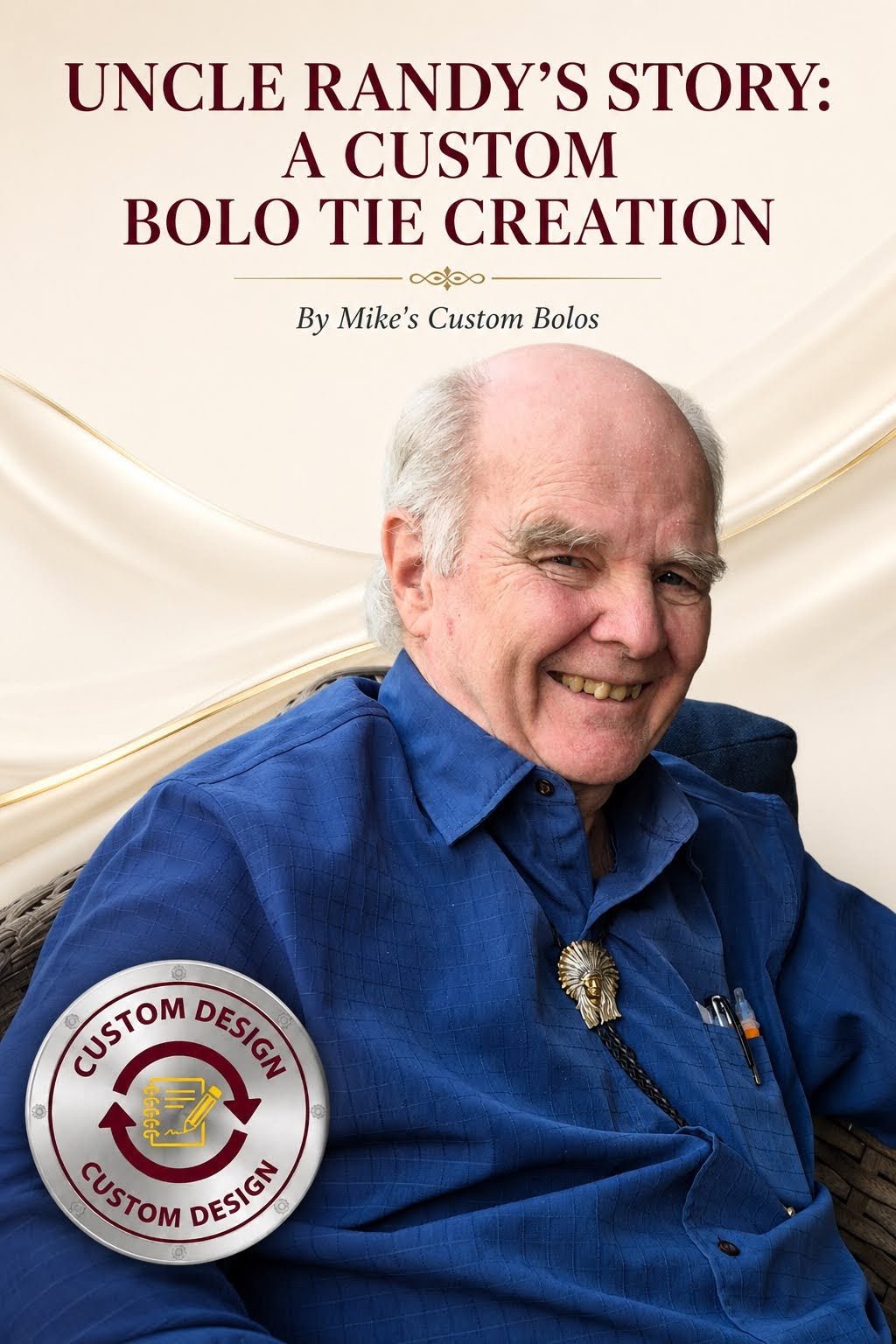 Uncle Randy's Story ~ A Custom Design Bolo Tie - MIKE'S CUSTOM BOLOS