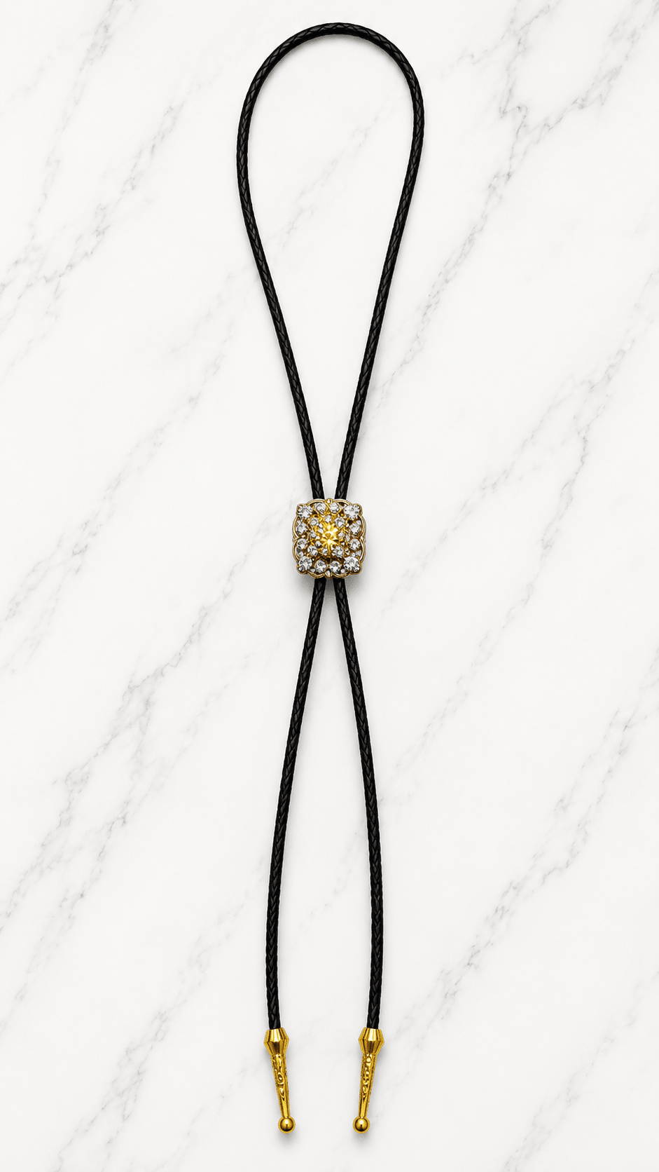1960 Vintage Puff Bolo Tie ~ Mike's Custom Bolos - MIKE'S CUSTOM BOLOS