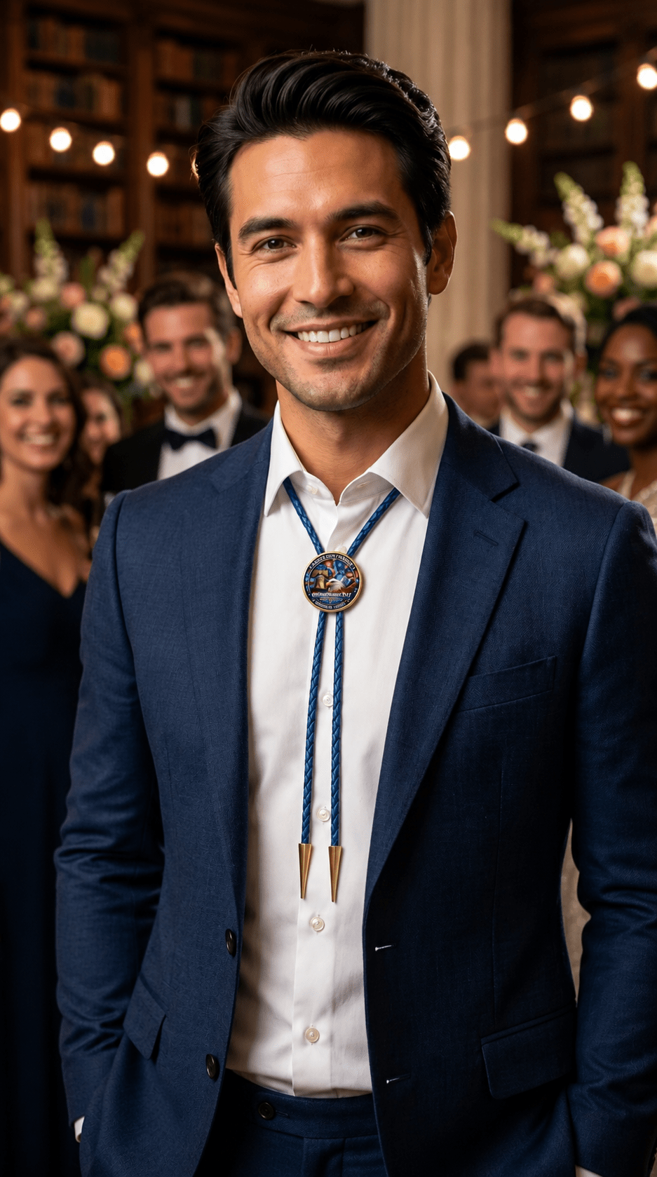 250 Years Of Freedom Bolo Tie Side A | Patriotic Western Bolo Tie - MIKE'S CUSTOM BOLOS