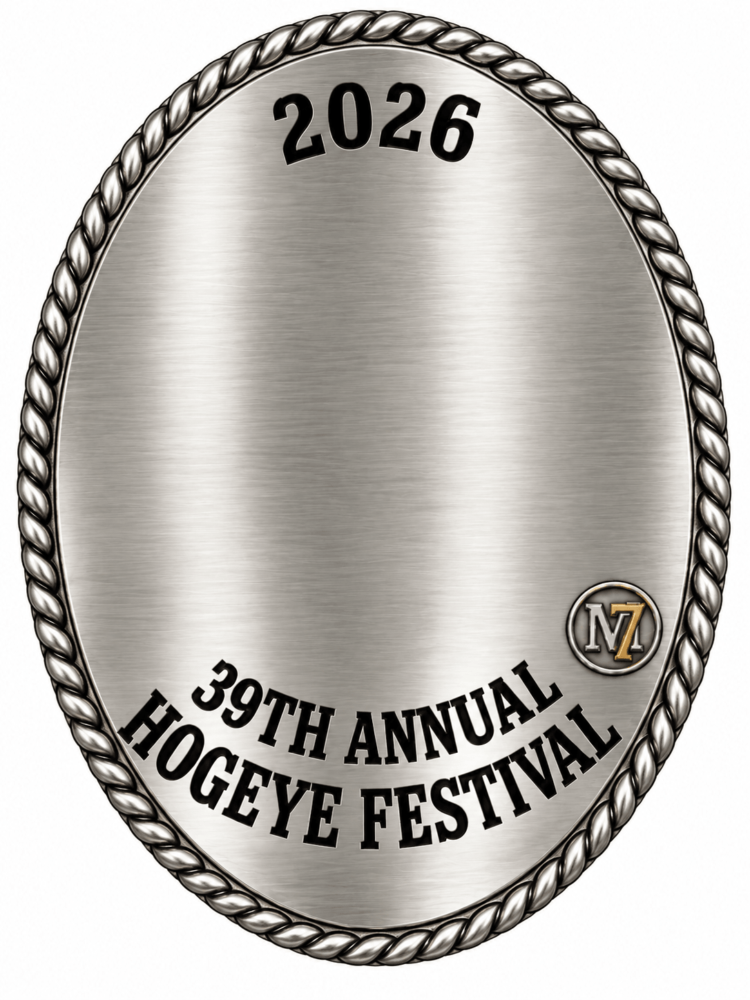 39th Annual Hogeye Festival 2026 Bolo Tie | Elgin, Texas Pre-Order - MIKE'S CUSTOM BOLOS