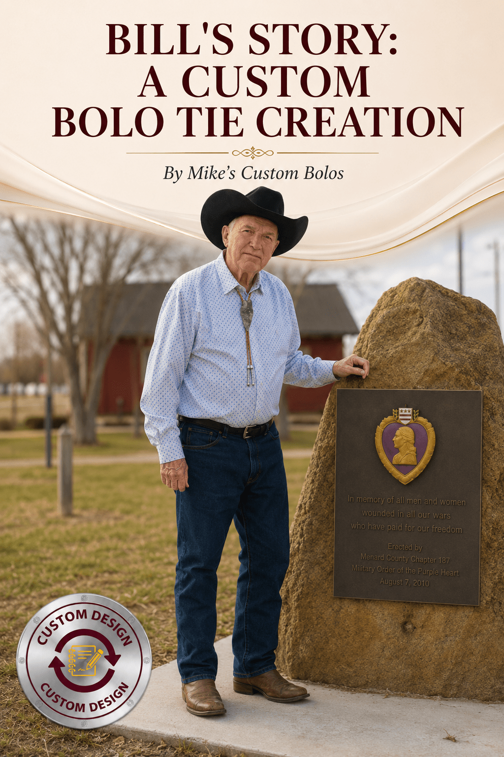 Bill's Story ~ A Custom Design Bolo Tie - MIKE'S CUSTOM BOLOS