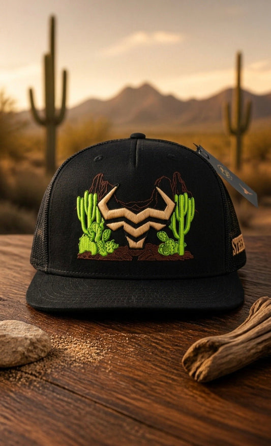 Black Desert By Steer Hat Co | Premium Western Trucker Hat - MIKE'S CUSTOM BOLOS