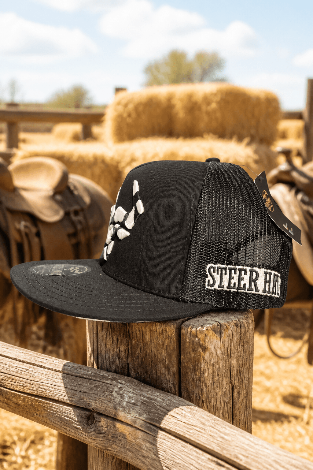 Black Frost Steer By Steer Hat Co | Premium Western Hat - MIKE'S CUSTOM BOLOS