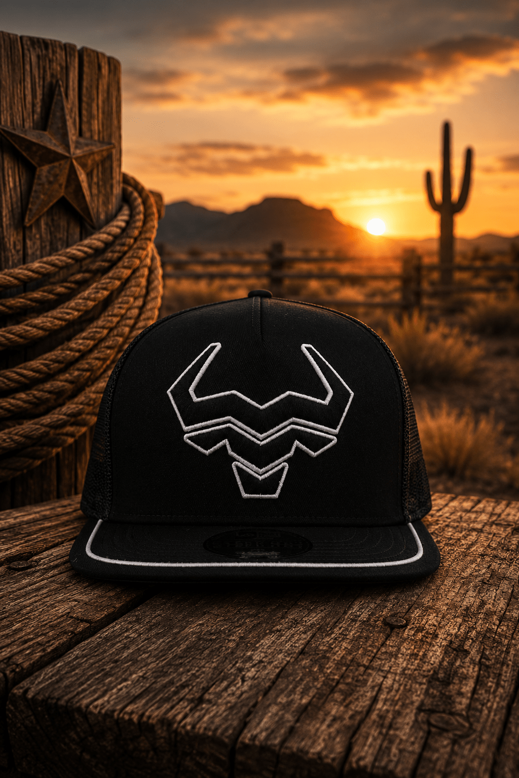 Black Iron Cap By Steer Hat Co | Premium Western Trucker Hat - MIKE'S CUSTOM BOLOS