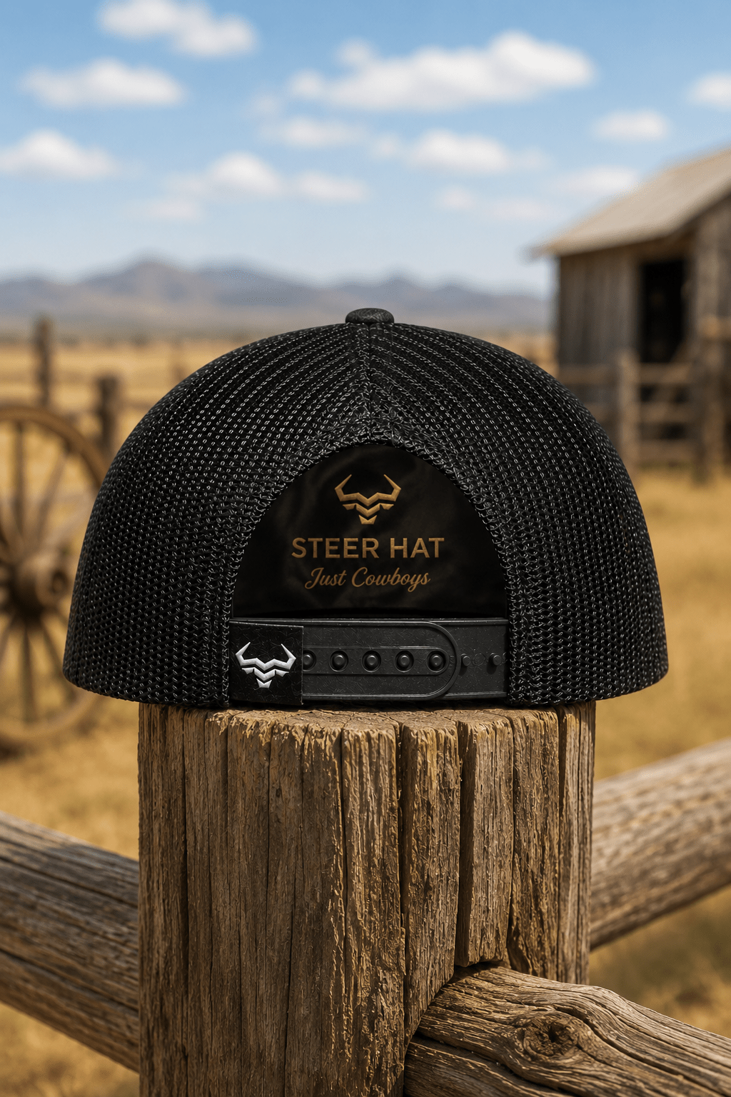 Blackout Steer By Steer Hat Co| Premium Western Hat - MIKE'S CUSTOM BOLOS