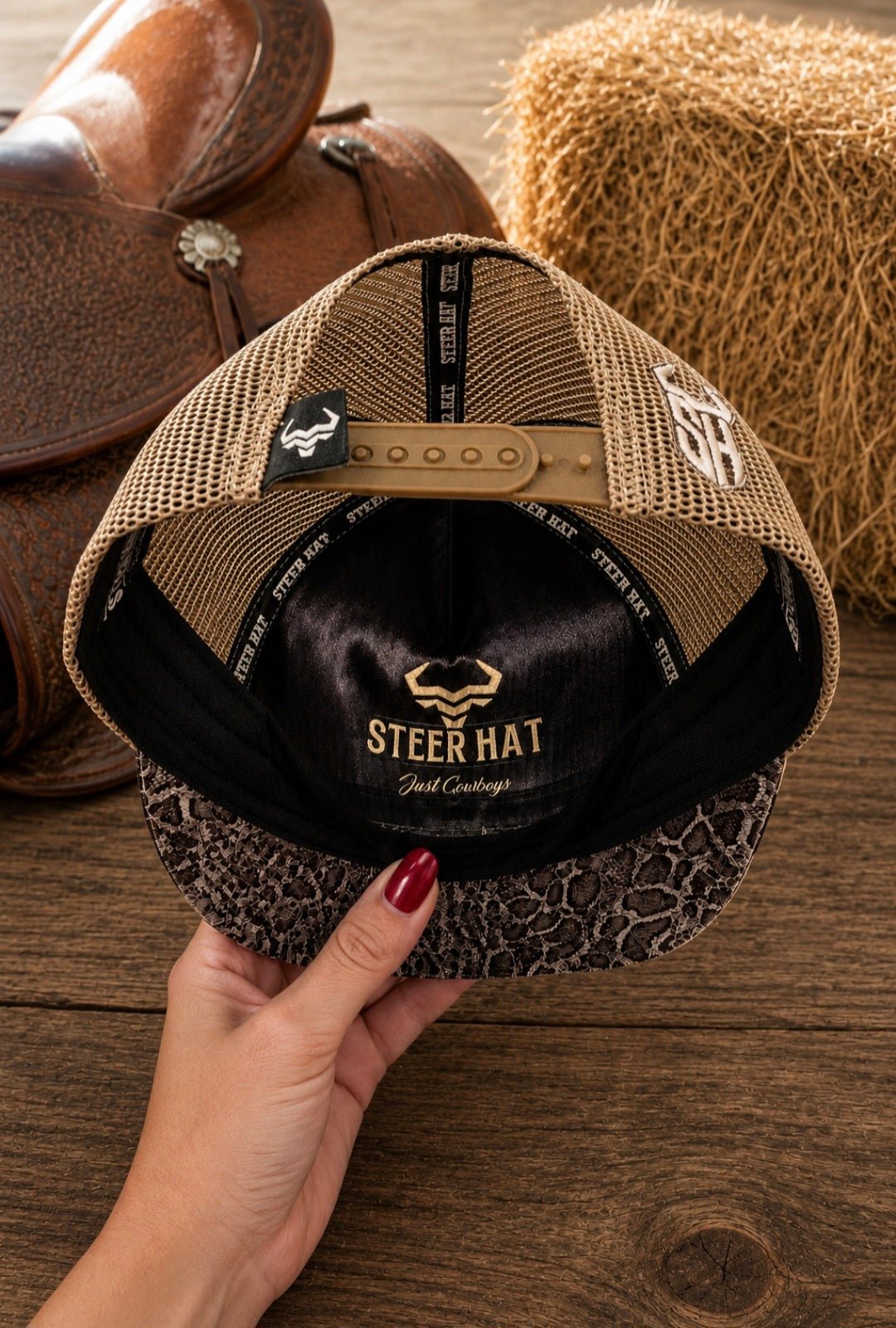 Cascabel Black Steer By Steer Hat Co| Premium Western Hat - MIKE'S CUSTOM BOLOS