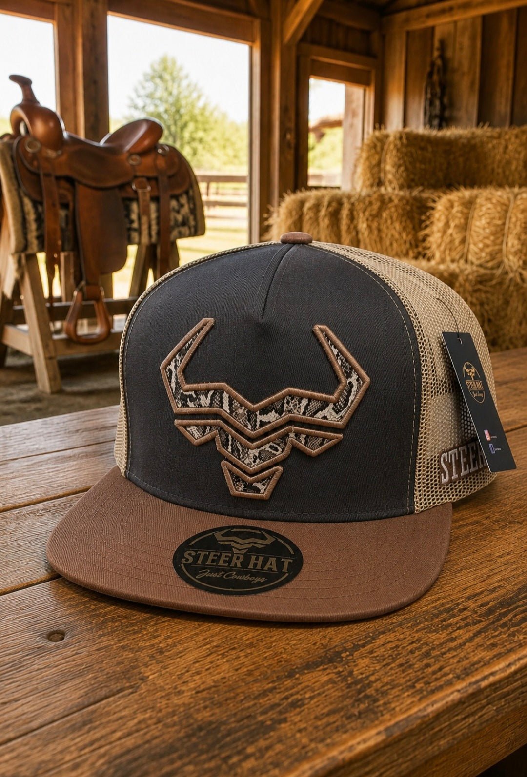 Cascabel Black Steer By Steer Hat Co| Premium Western Hat - MIKE'S CUSTOM BOLOS