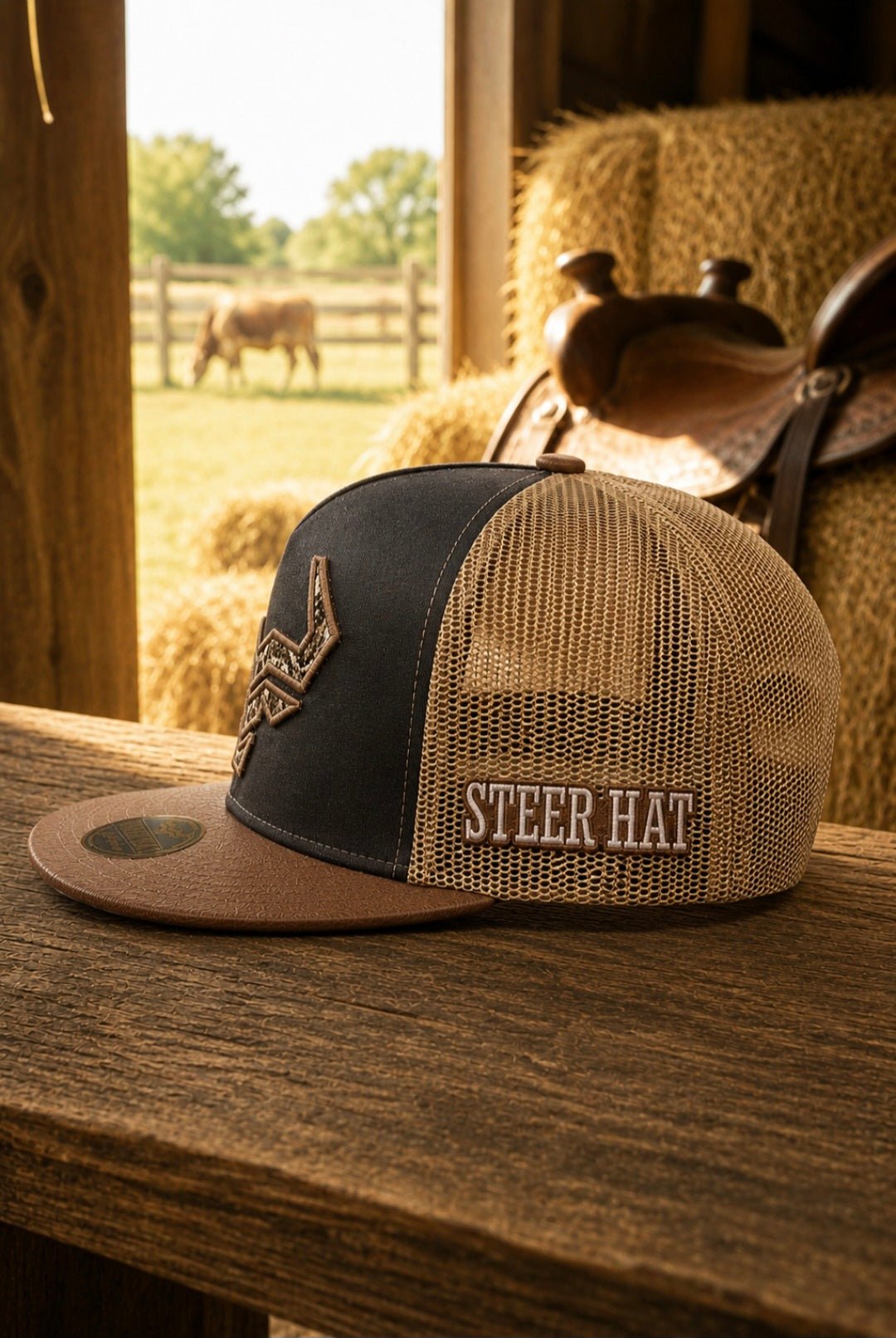 Cascabel Black Steer By Steer Hat Co| Premium Western Hat - MIKE'S CUSTOM BOLOS