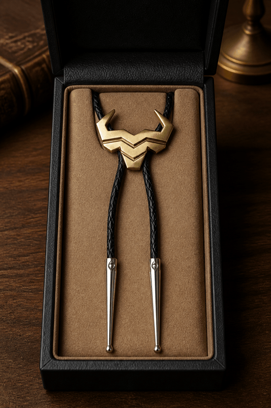 Copper Steer Bolo Tie ~ Mike's Custom Bolos x Steer Hat Co Collaboration - MIKE'S CUSTOM BOLOS