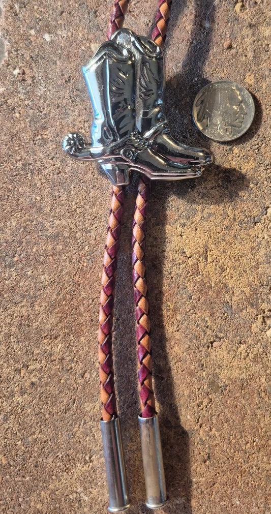 COWBOY BOOTS BOLO TIE - MIKE'S CUSTOM BOLOS