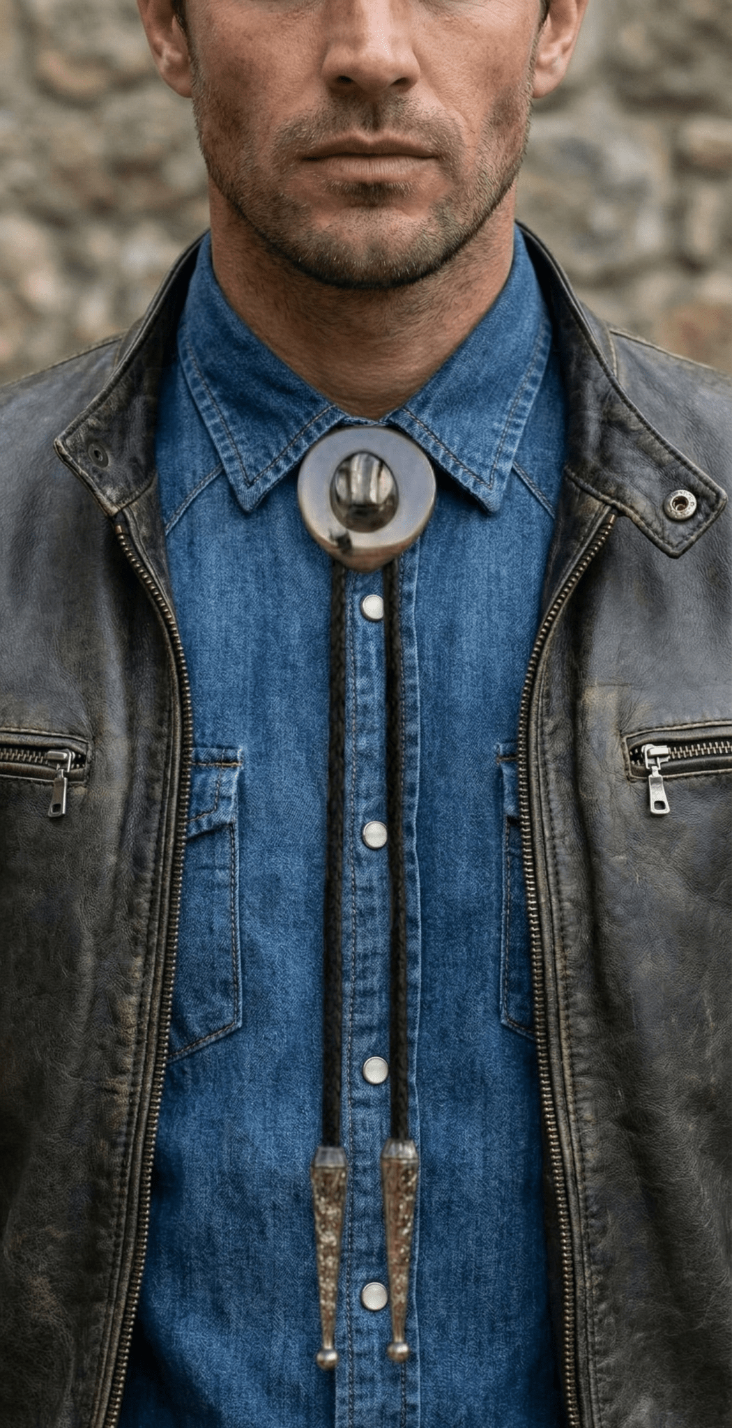 COWBOY HAT BOLO TIE - MIKE'S CUSTOM BOLOS