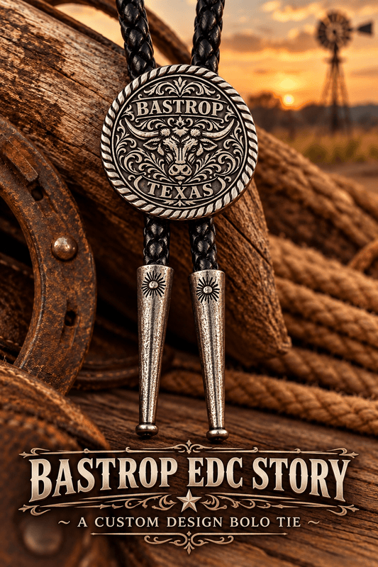 Custom Bastrop EDC Bolo Ties | All Things Western - MIKE'S CUSTOM BOLOS
