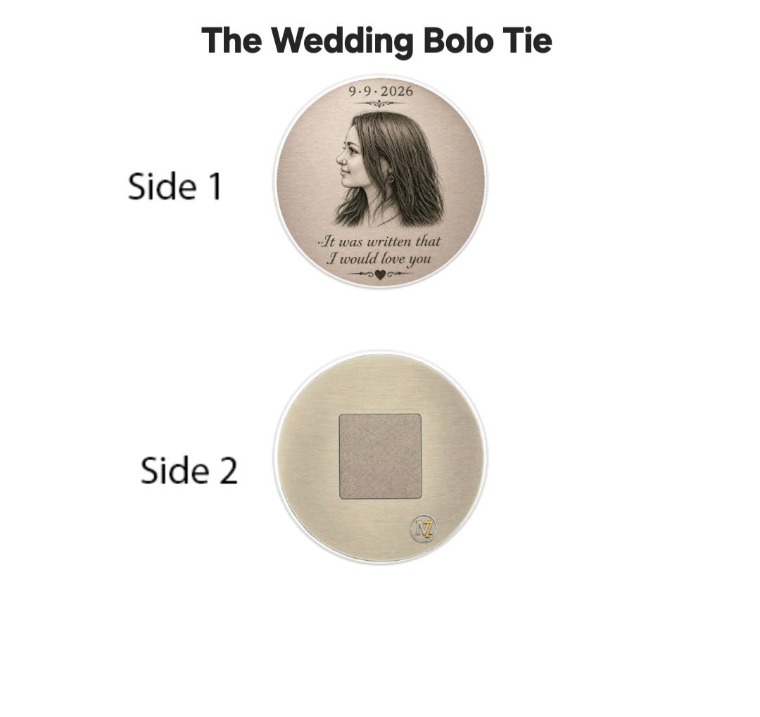 Dan's Story ~ A Custom Design Wedding Bolo Tie - MIKE'S CUSTOM BOLOS