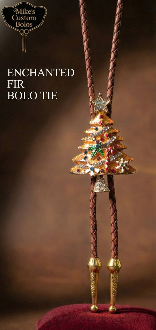 ENCHANTED FIR BOLO TIE~MIKE'S CUSTOM BOLOS - MIKE'S CUSTOM BOLOS