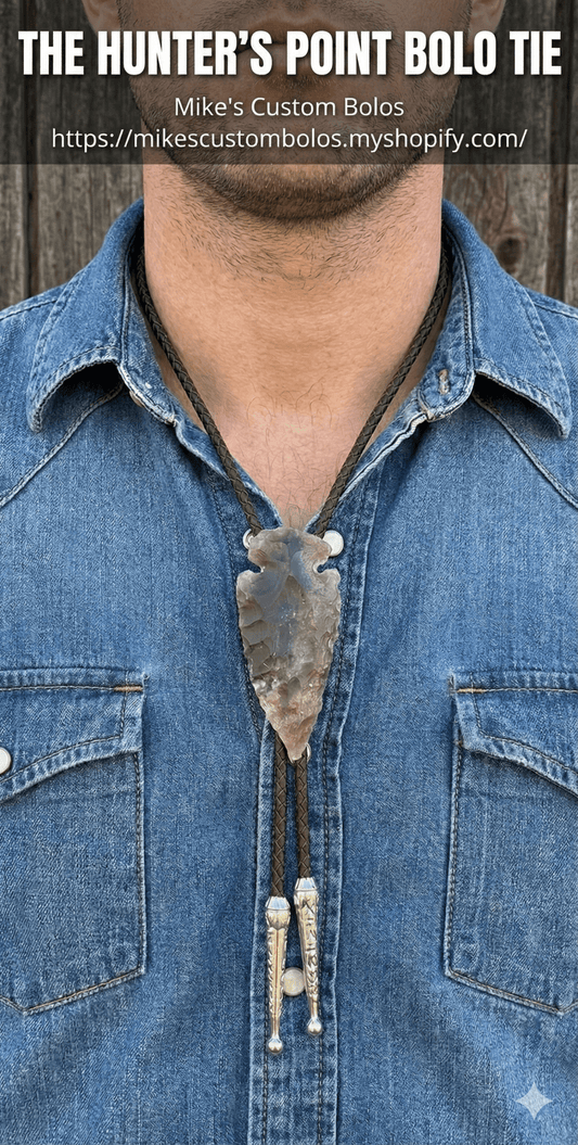 HUNTER'S POINT BOLO TIE - MIKE'S CUSTOM BOLOS
