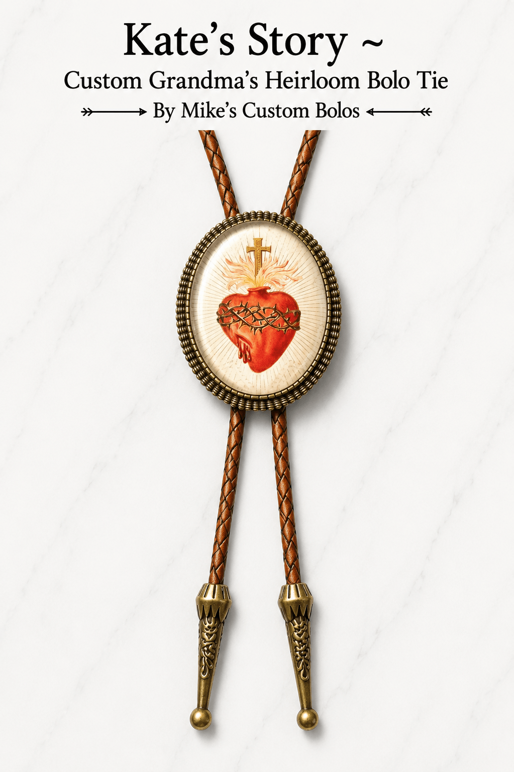 Kate's Story ~ A Custom Design Bolo Tie - MIKE'S CUSTOM BOLOS