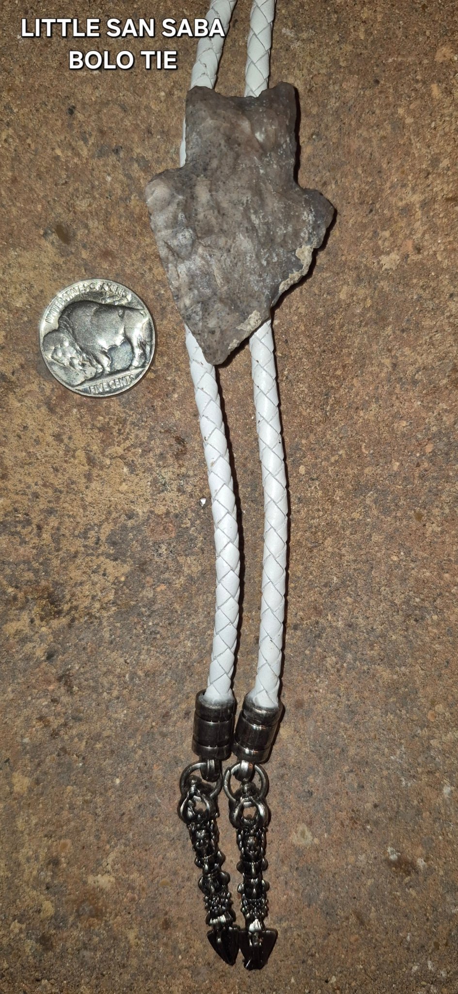 "LITTLE" SAN SABA BOLO TIE - MIKE'S CUSTOM BOLOS