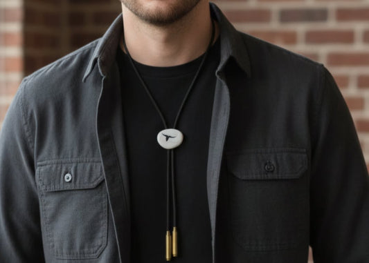 LONGHORN BOLO TIE - MIKE'S CUSTOM BOLOS