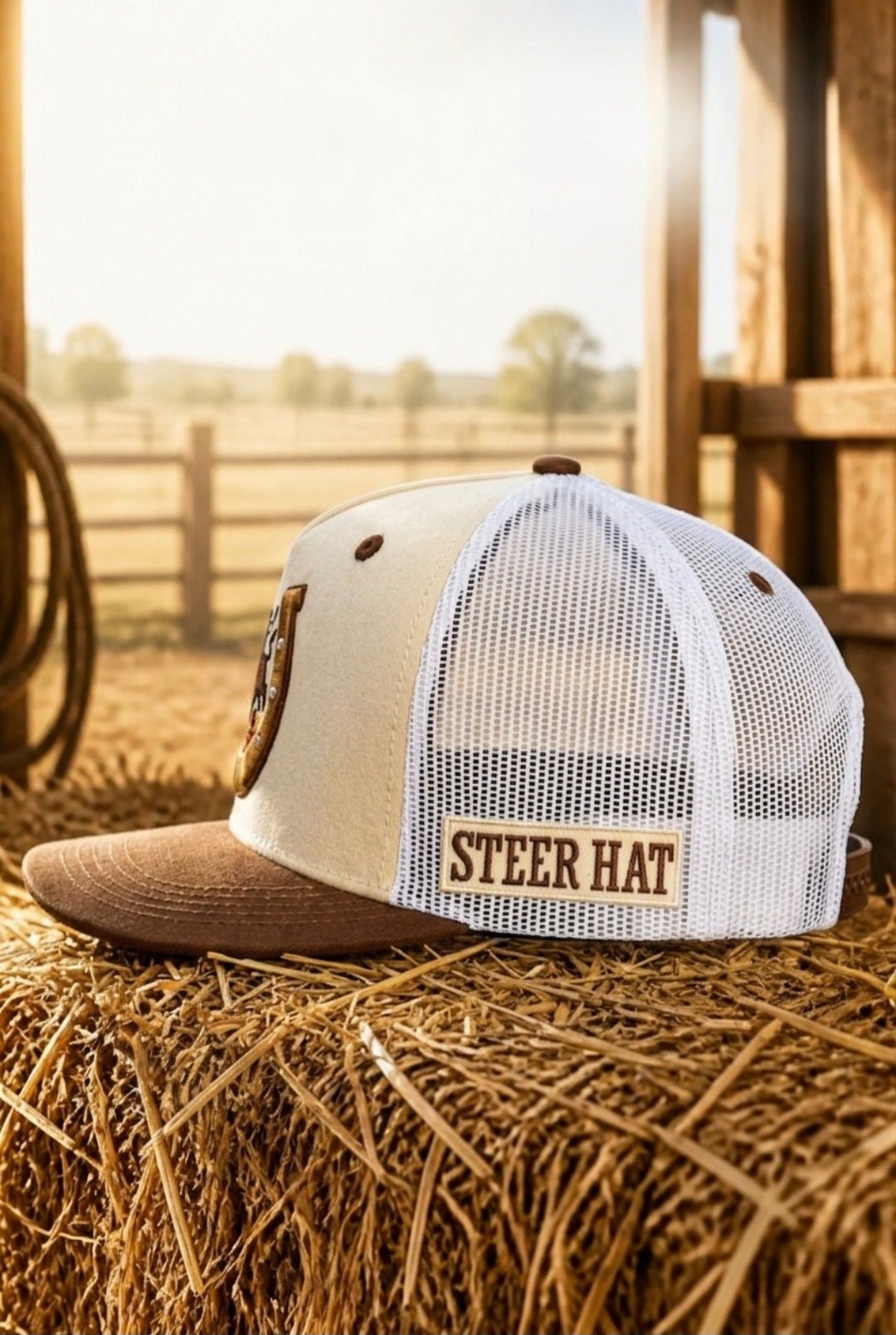 Lucky Ride Hat by Steer Hat Co | Premium Western Trucker Hat - MIKE'S CUSTOM BOLOS