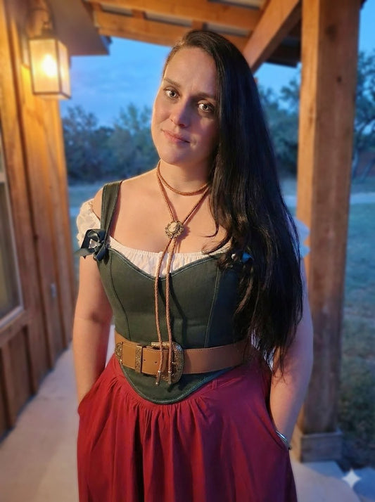 PAMALA HEARTHSTONE BOLO TIE - MIKE'S CUSTOM BOLOS