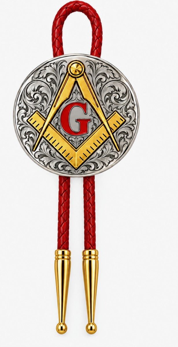 Ray & Dedee's Story ~ A Custom Design Masonic Wedding Bolo Tie - MIKE'S CUSTOM BOLOS