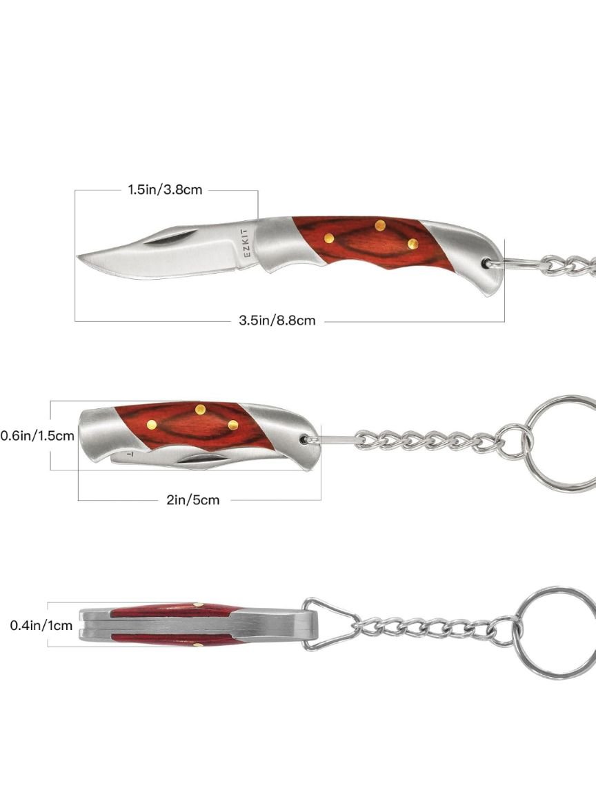 Reverse Small Brown Knife Bolo Tie | Handcrafted Western Knife Bolo - MIKE'S CUSTOM BOLOS