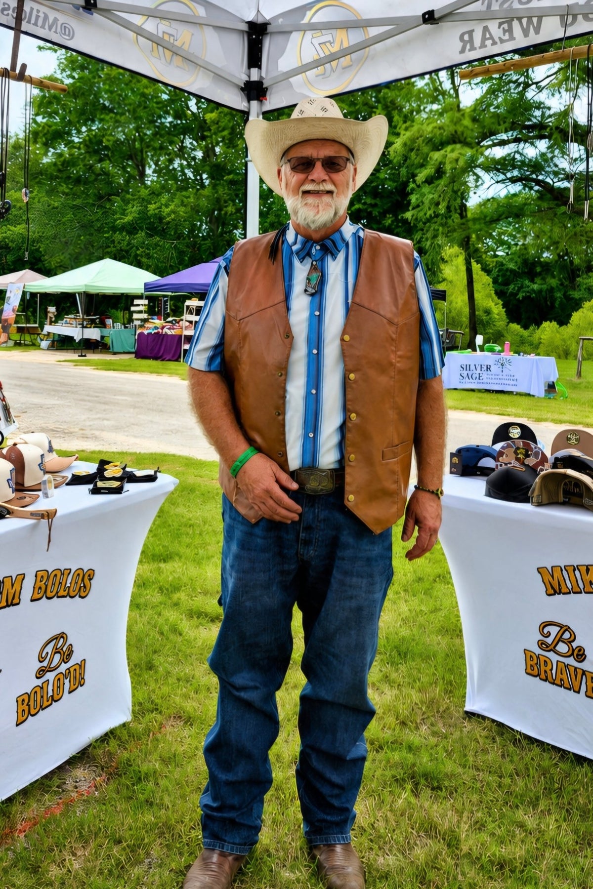Reverse Verdal Minnow Demascus Steel Knife Bolo Tie - MIKE'S CUSTOM BOLOS