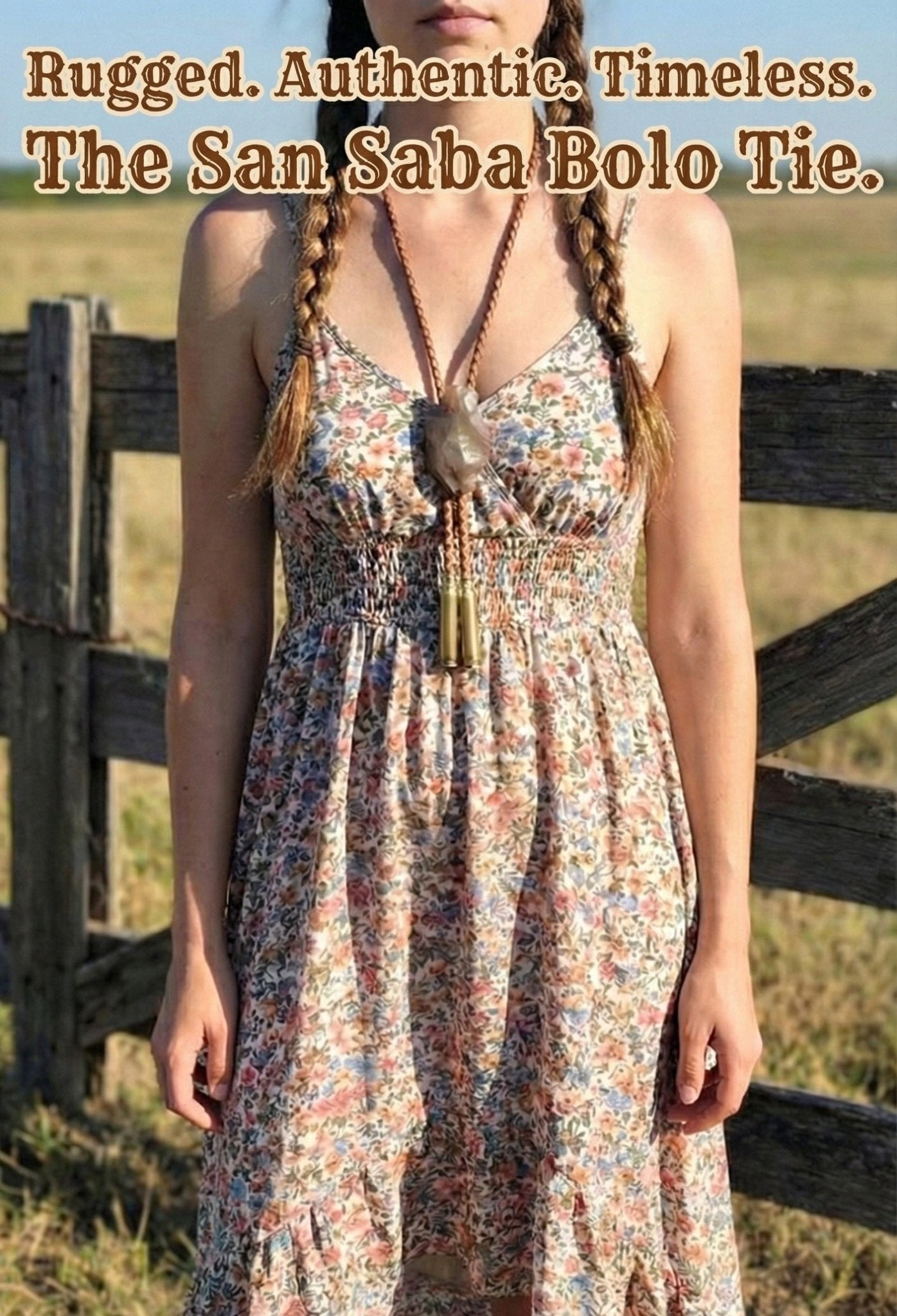 SAN SABA BOLO TIE - MIKE'S CUSTOM BOLOS