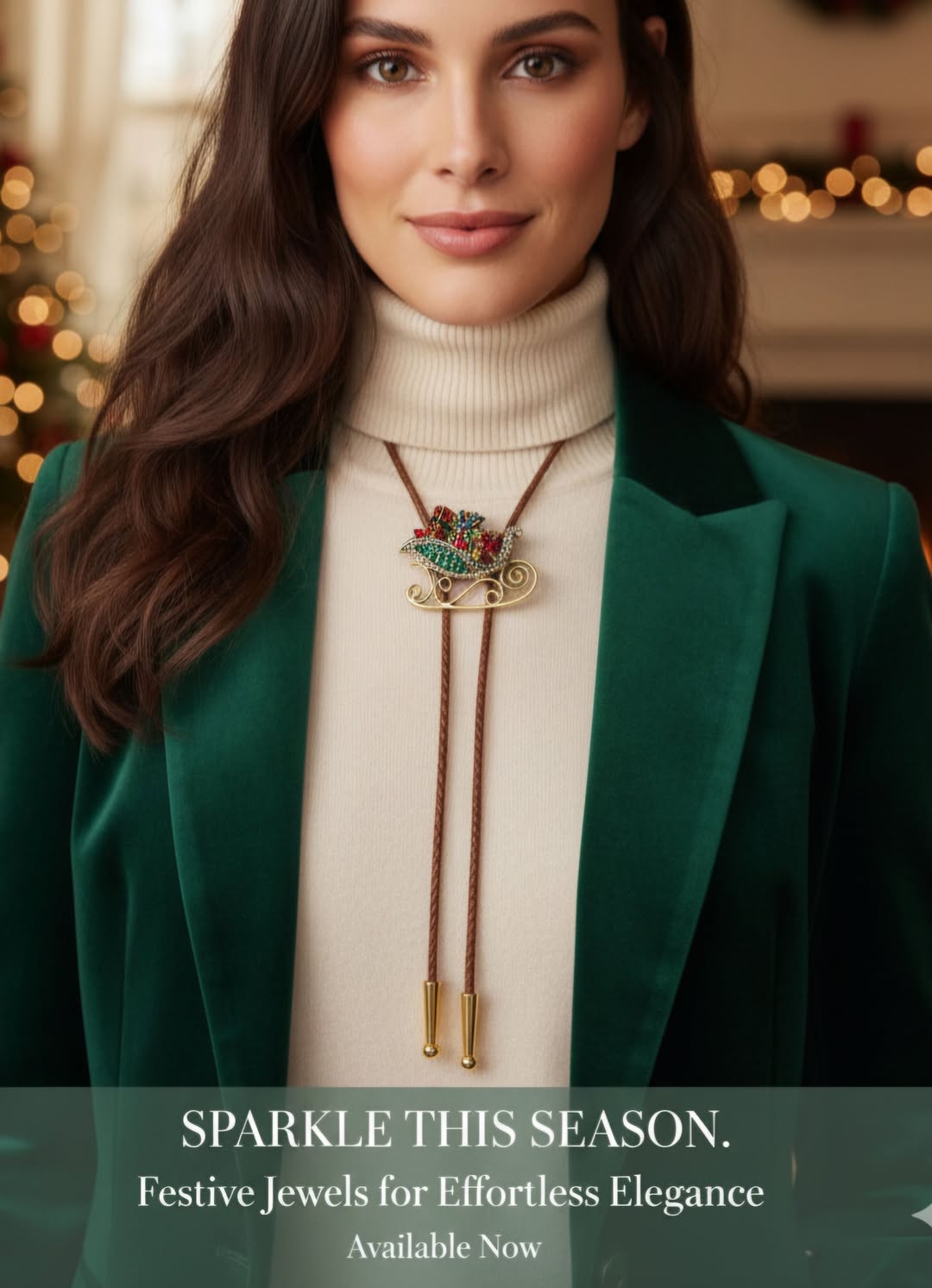 SANTA'S SLEIGH BOLO TIE~MIKE'S CUSTOM BOLOS - MIKE'S CUSTOM BOLOS