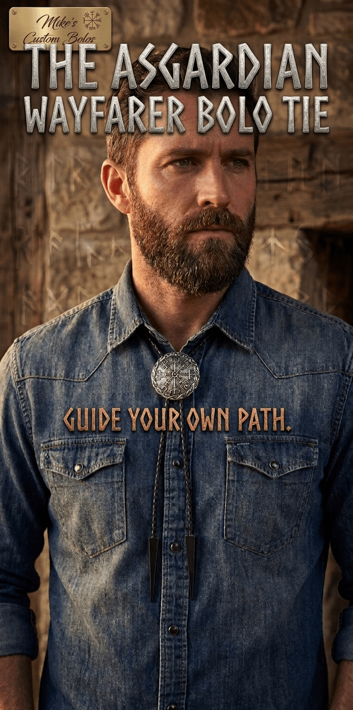 THE ASGARDIAN WAYFARER BOLO TIE - MIKE'S CUSTOM BOLOS