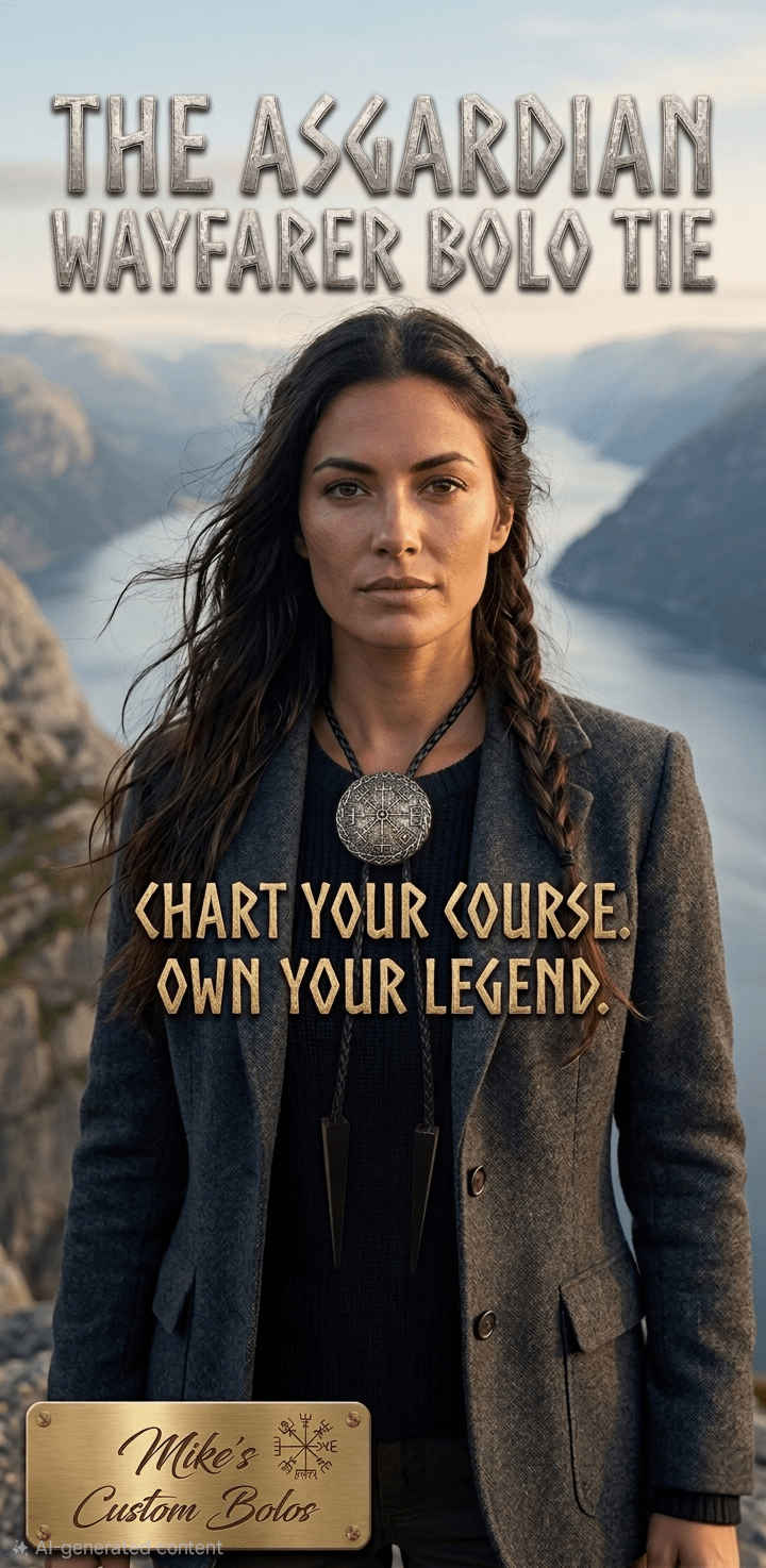 THE ASGARDIAN WAYFARER BOLO TIE - MIKE'S CUSTOM BOLOS
