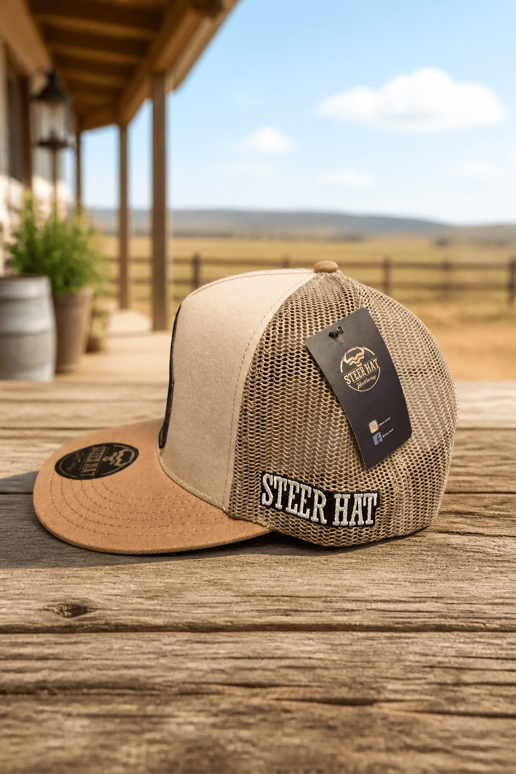 The Cattle Tag Hat by Steer Hat Co | Premium Western Trucker Hat - MIKE'S CUSTOM BOLOS