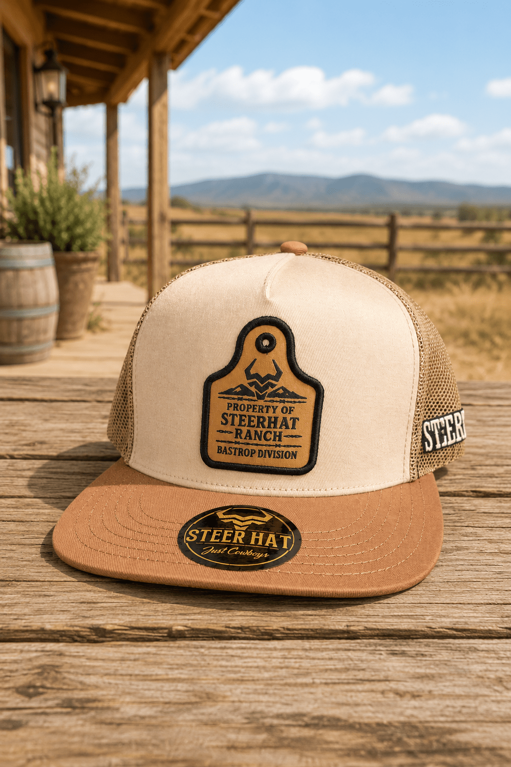 The Cattle Tag Hat by Steer Hat Co | Premium Western Trucker Hat - MIKE'S CUSTOM BOLOS