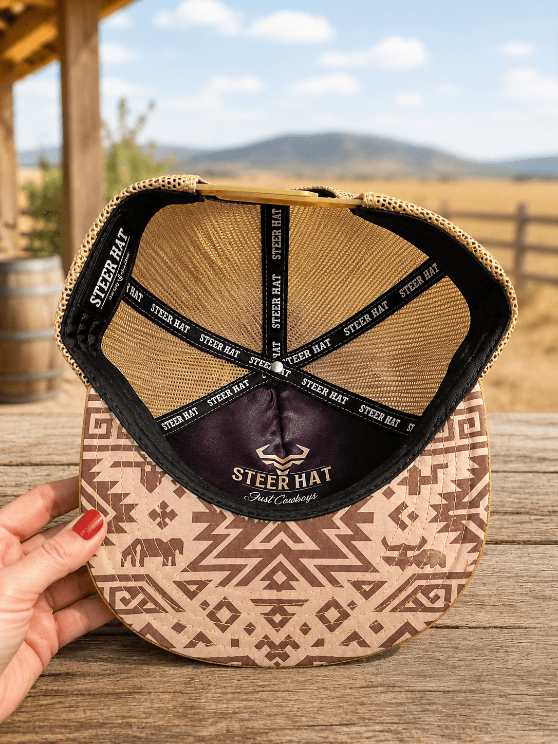 The Cattle Tag Hat by Steer Hat Co | Premium Western Trucker Hat - MIKE'S CUSTOM BOLOS