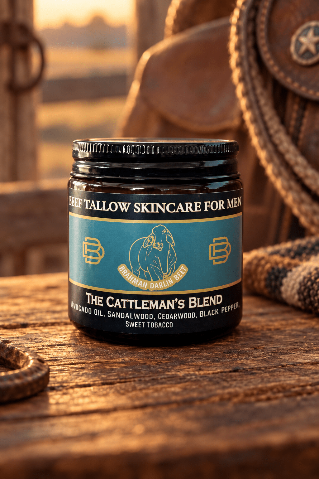 The Cattlemen's Blend | Men's Beef Tallow Balm by Brahman Darlin - MIKE'S CUSTOM BOLOS