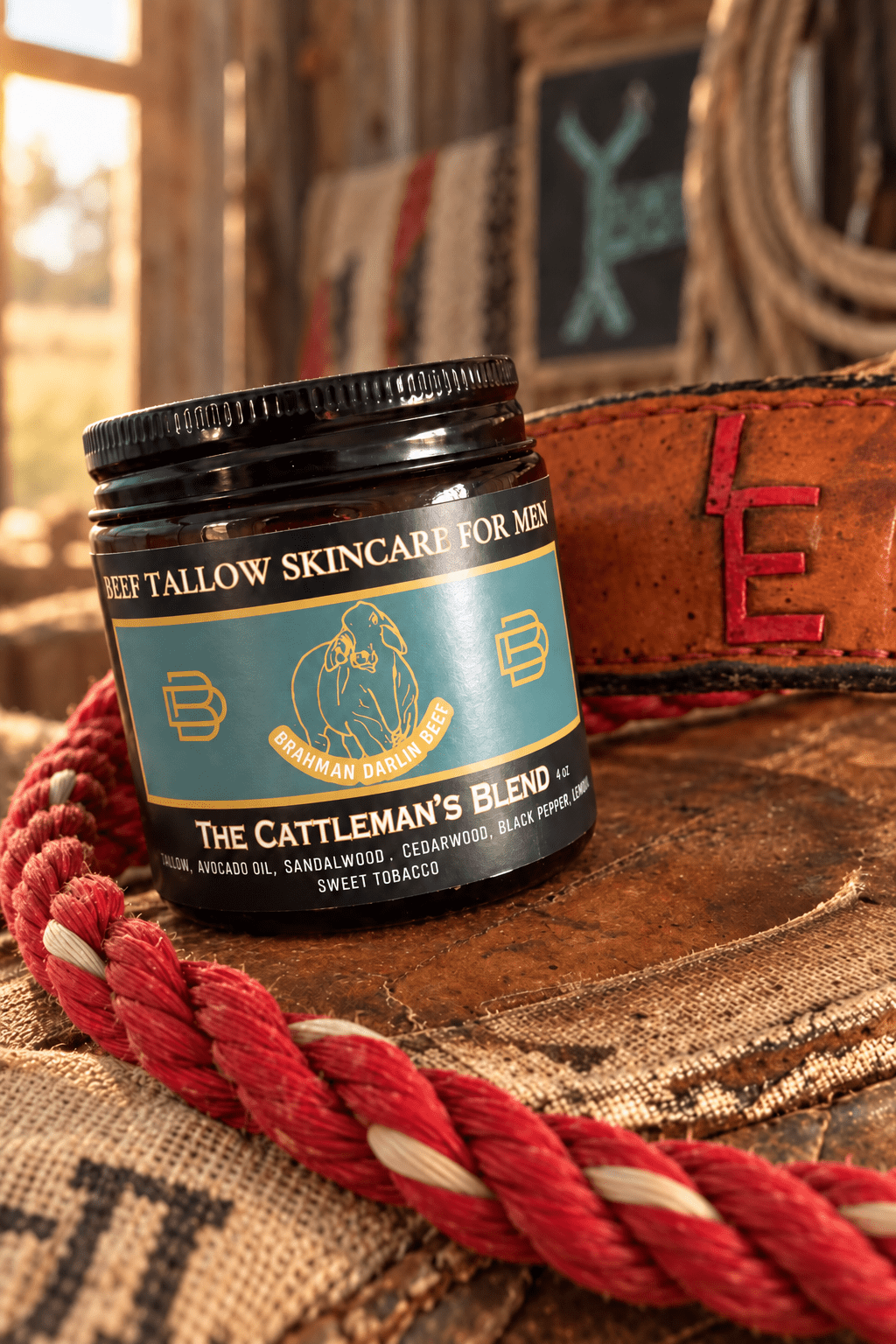 The Cattlemen's Blend | Men's Beef Tallow Balm by Brahman Darlin - MIKE'S CUSTOM BOLOS