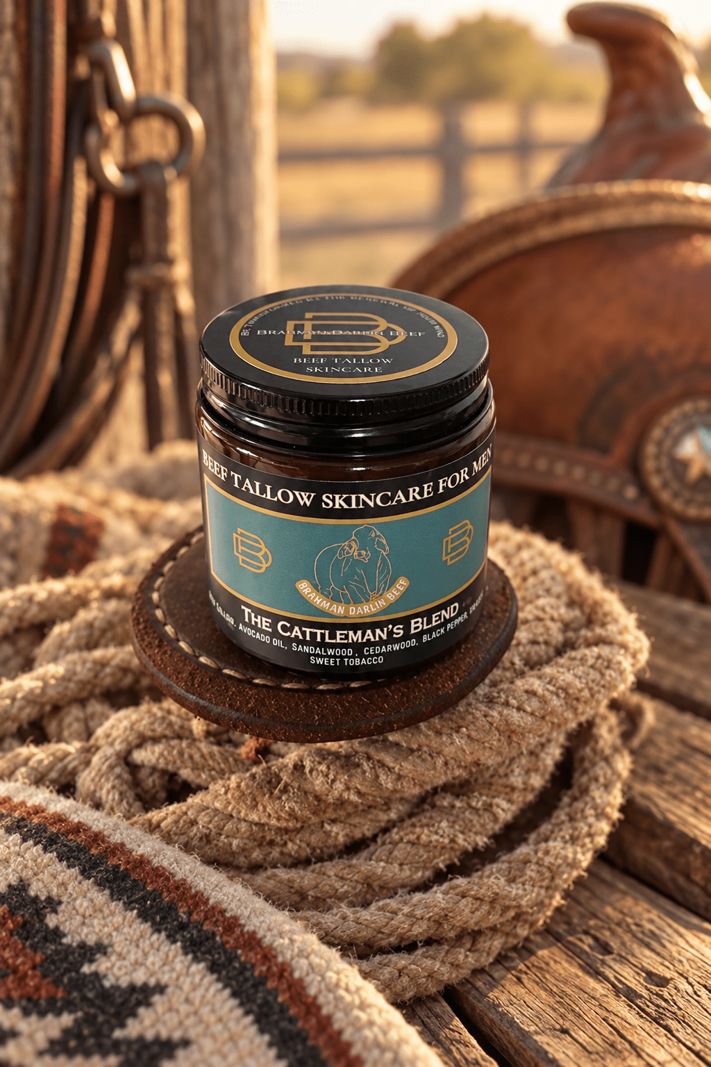 The Cattlemen's Blend | Men's Beef Tallow Balm by Brahman Darlin - MIKE'S CUSTOM BOLOS