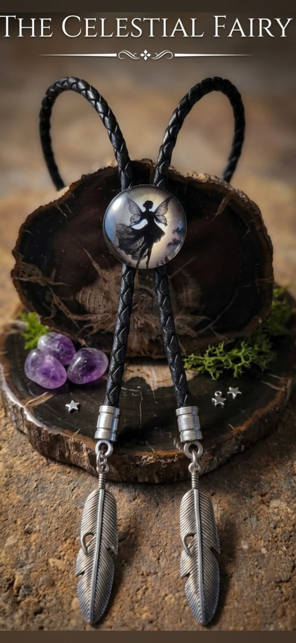 THE CELESTIAL FAIRY BOLO TIE - MIKE'S CUSTOM BOLOS