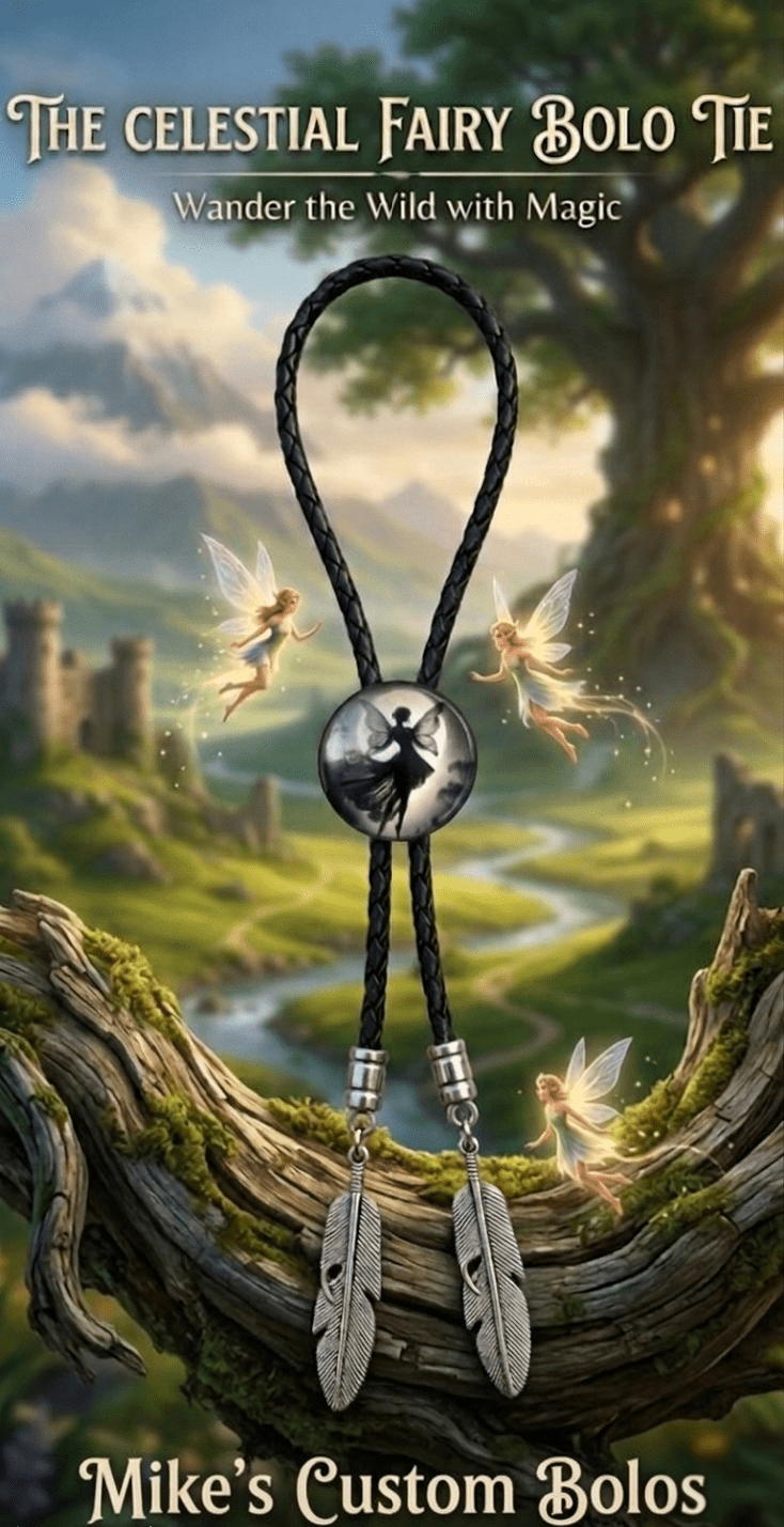 THE CELESTIAL FAIRY BOLO TIE - MIKE'S CUSTOM BOLOS