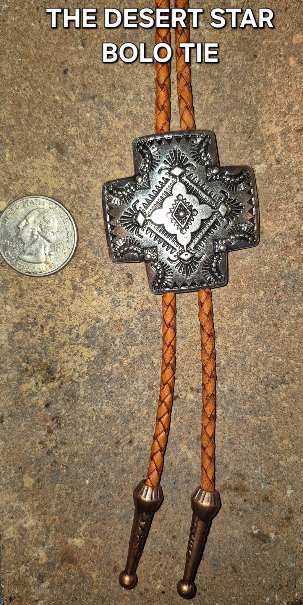 THE DESERT STAR BOLO TIE ~ MIKE'S CUSTOM BOLOS - MIKE'S CUSTOM BOLOS