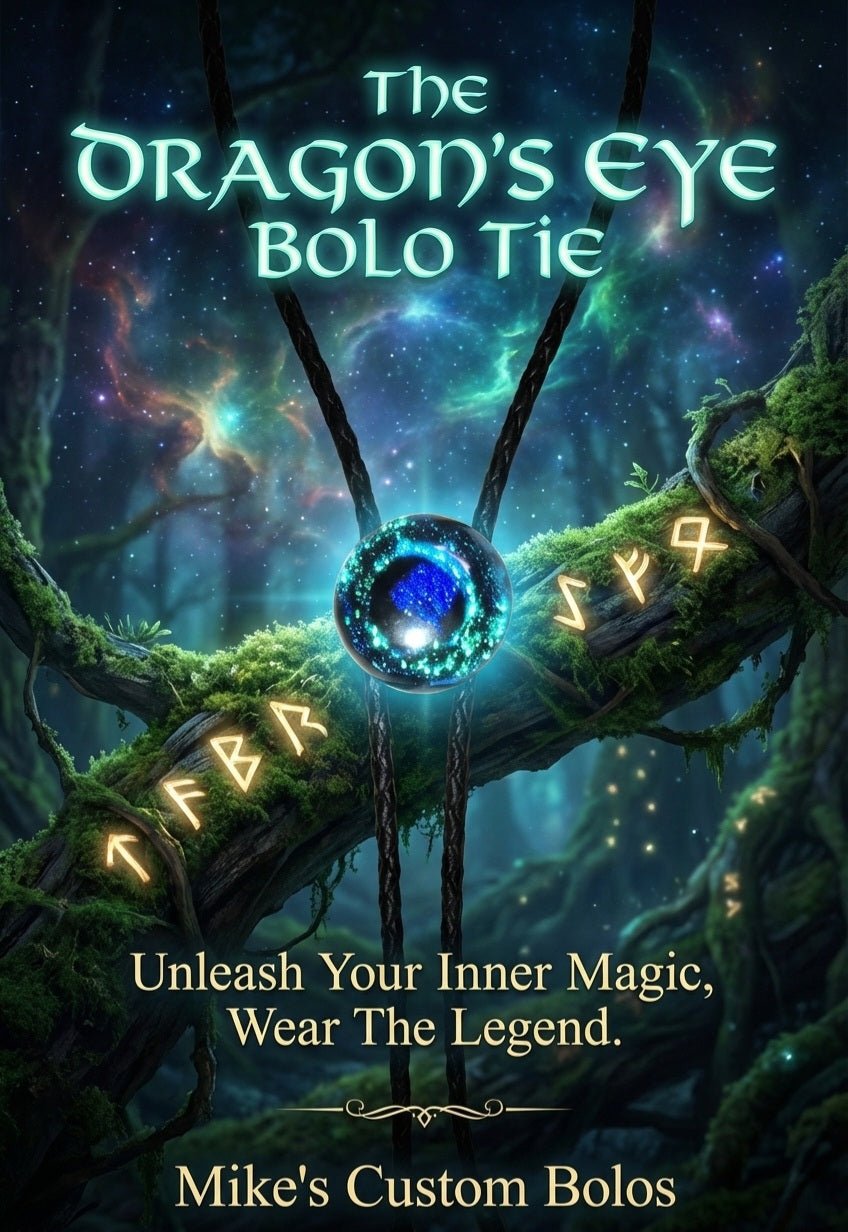 THE DRAGON'S EYE BOLO TIE - MIKE'S CUSTOM BOLOS