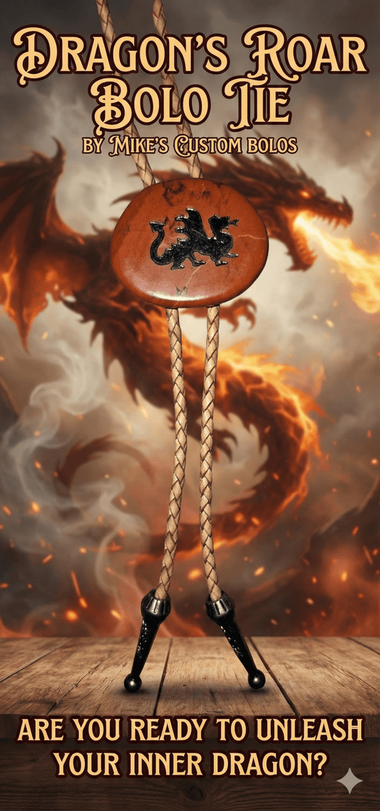THE DRAGON'S ROAR BOLO TIE - MIKE'S CUSTOM BOLOS