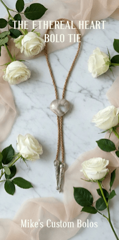 THE ETHEREAL HEART BOLO TIE - MIKE'S CUSTOM BOLOS
