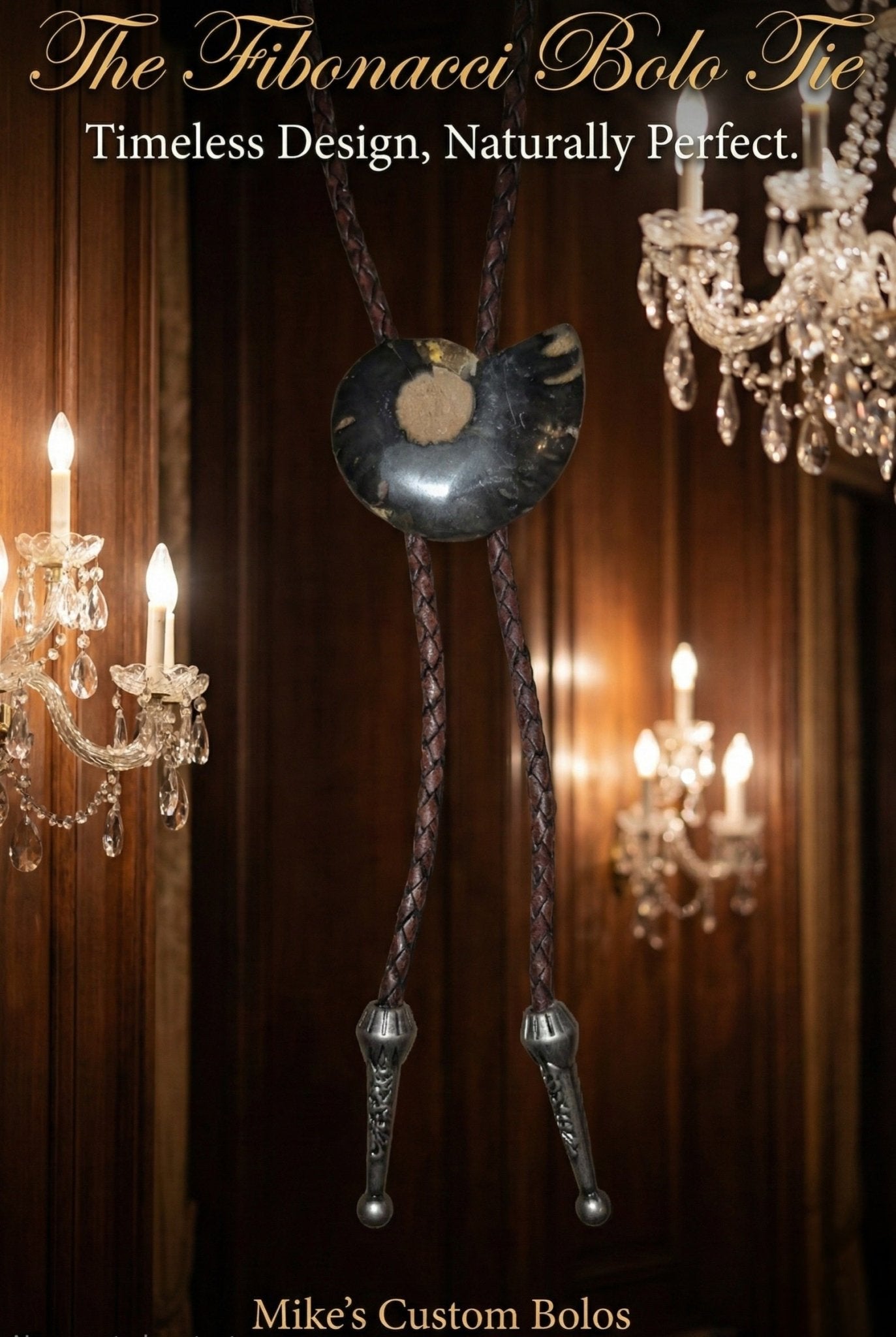 THE FIBONACCI BOLO TIE - MIKE'S CUSTOM BOLOS