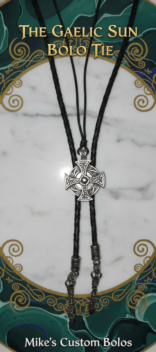 THE GAELIC SUN BOLO TIE - MIKE'S CUSTOM BOLOS