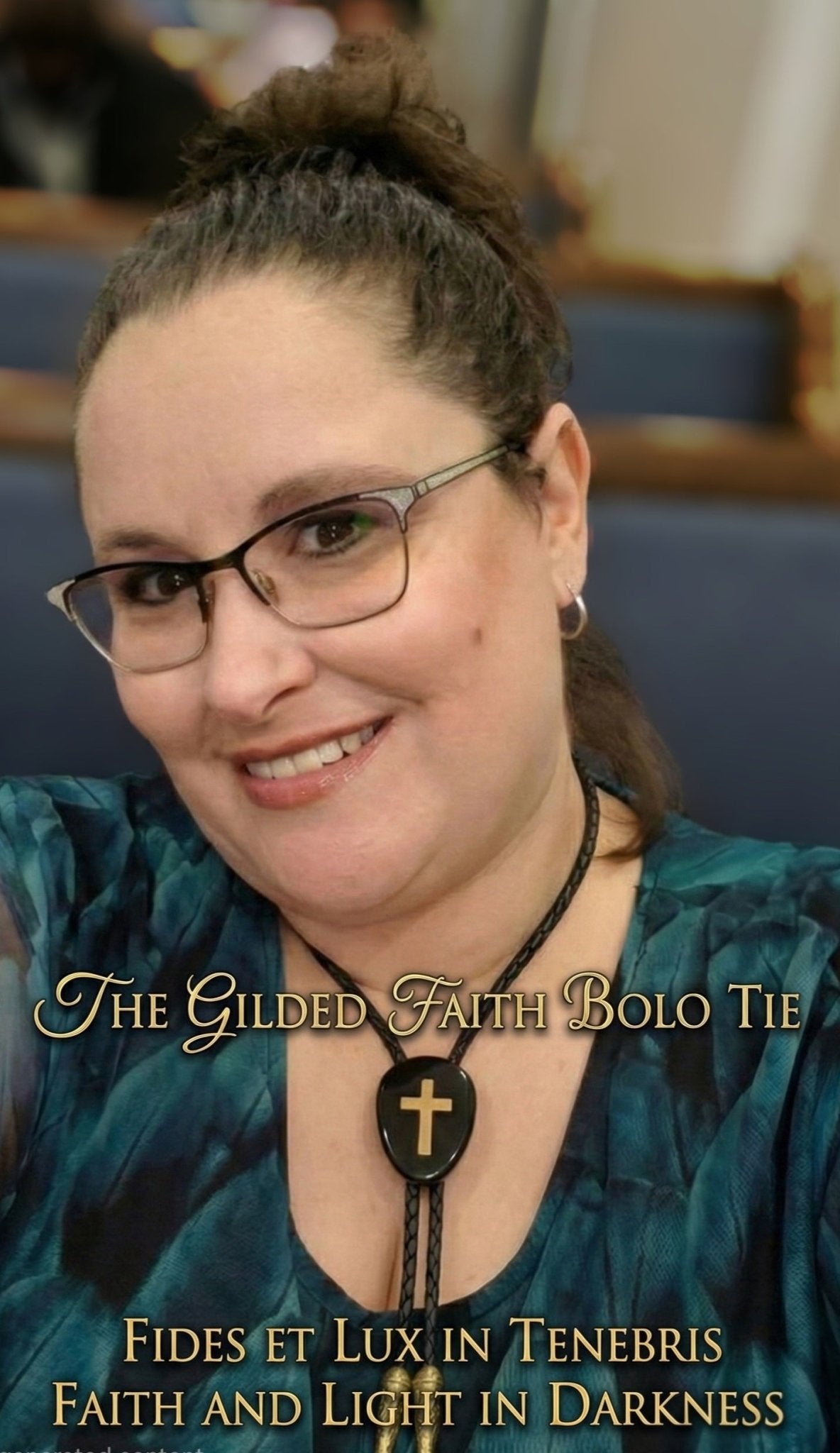 THE GILDED FAITH BOLO TIE - MIKE'S CUSTOM BOLOS