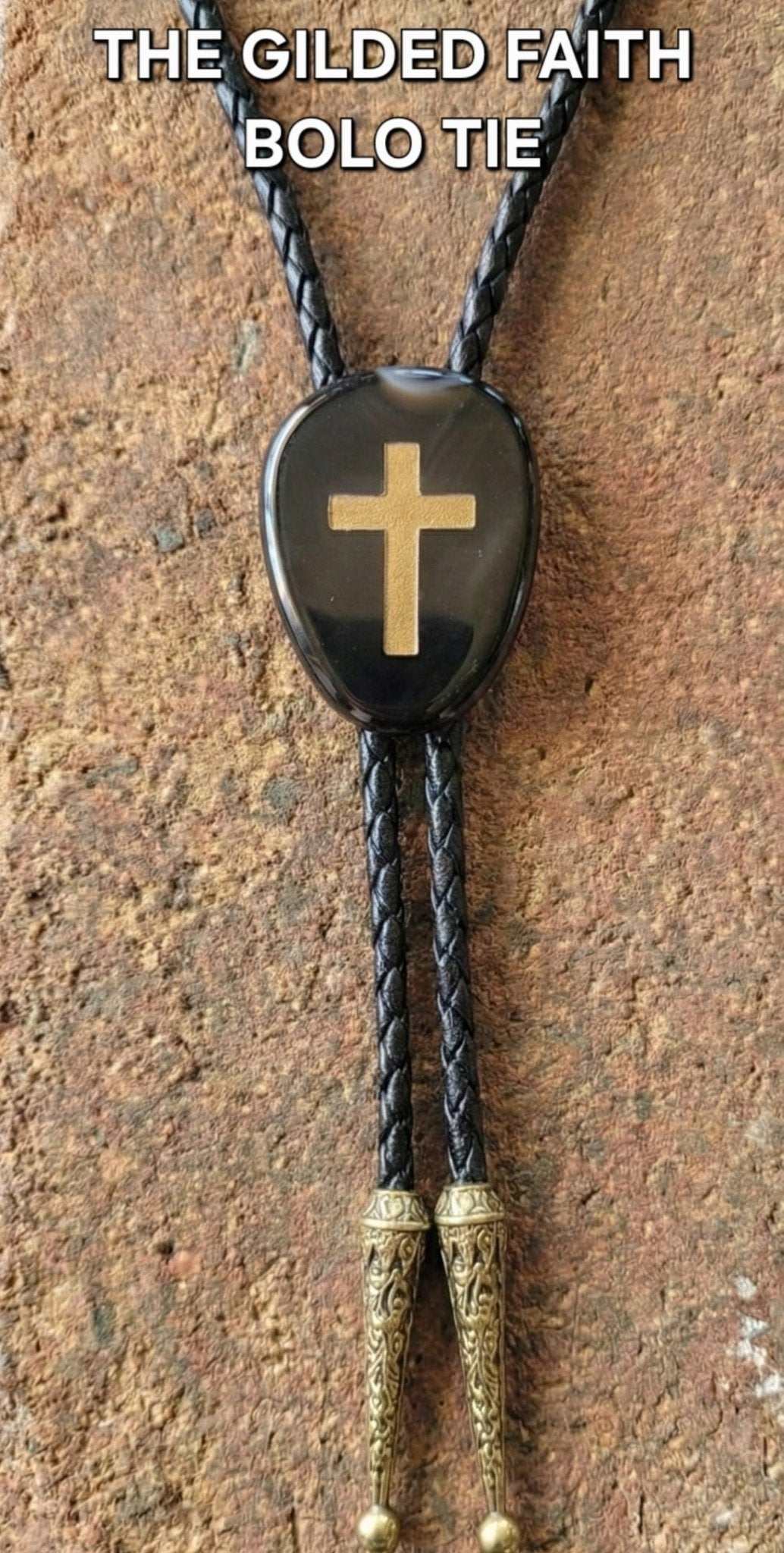 THE GILDED FAITH BOLO TIE - MIKE'S CUSTOM BOLOS